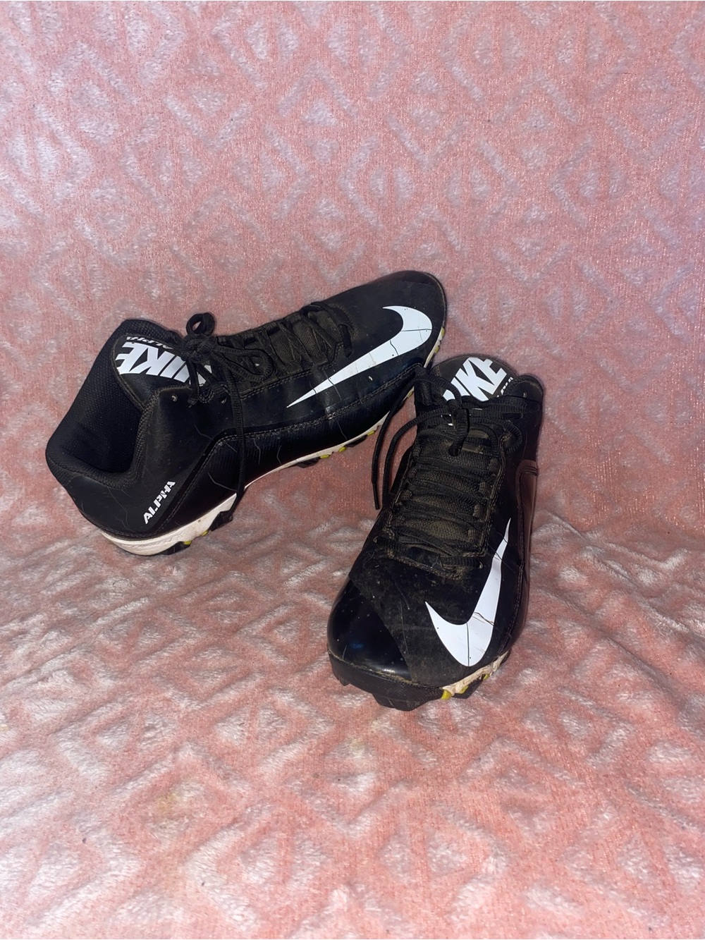 Nike Aloha Black and White Cleats